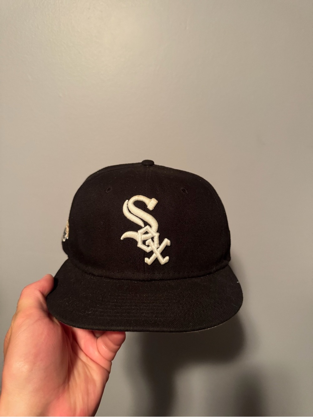 Chicago White Sox Black Baseball Cap with White Logo